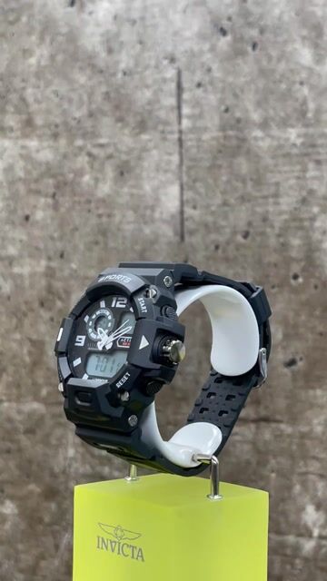 Activa Digital ACW495-001 Reloj de hombre - Movimiento de cuarzo - Pl&aacute;stico con esfera negra - 55 mm