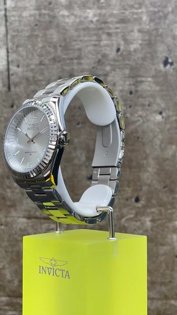 Invicta Specialty 47449 Rel&oacute;gio Masculino - Movimento Quartz - A&ccedil;o Inoxid&aacute;vel com Mostrador Prateado - 43 mm