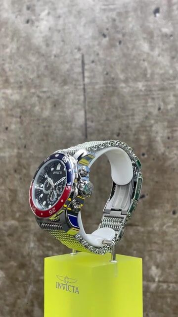 Invicta Pro Diver 47630 Reloj de Hombre - Movimiento de Cuarzo - Acero Inoxidable con Esfera Negra - 48 mm
