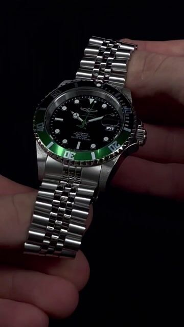 Invicta Pro Diver 29177 Reloj para Hombre - Movimiento Autom&aacute;tico - Acero Inoxidable con Esfera Negra - 42 mm