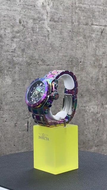 Invicta Coalition Forces 26507 Zegarek Męski - Mechanizm Kwarcowy - Stal Nierdzewna z Tarcza Wielokolorową - 52 mm