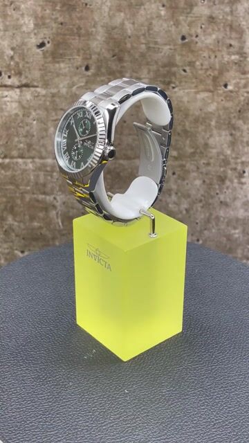 Invicta Specialty 47422 Reloj de Hombre - Quartz Movement - Acero Inoxidable con Esfera Verde - 43 mm