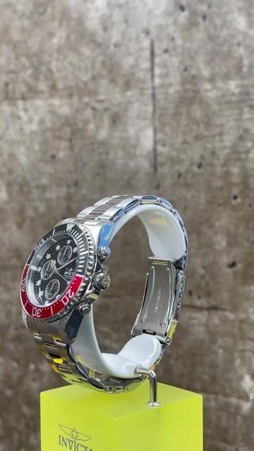 Invicta Pro Diver 1770 Reloj para Hombre - Movimiento de Cuarzo - Acero Inoxidable con Esfera Negra - 43 mm