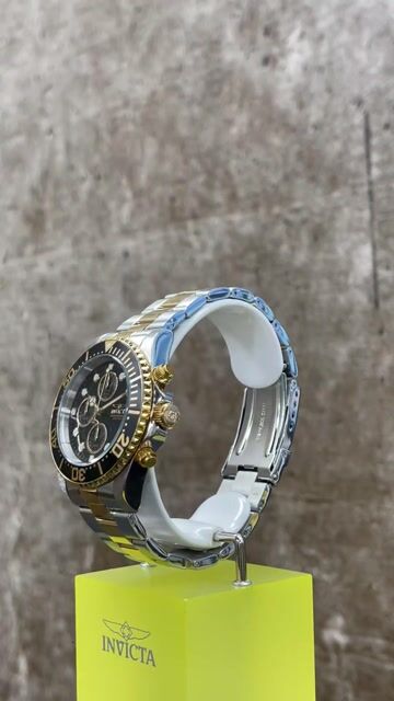 Invicta Pro Diver 1772 Rel&oacute;gio Masculino - Movimento de Quartzo - A&ccedil;o Inoxid&aacute;vel com Mostrador Preto - 43 mm