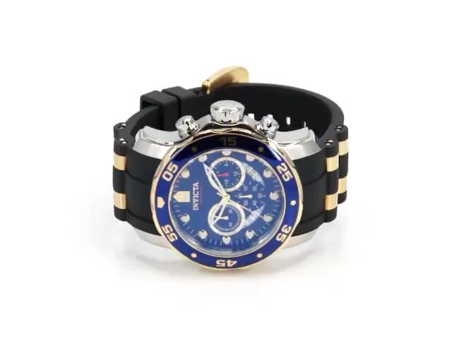 Invicta Pro Diver - SCUBA 22971 Men's Watch - Quartz Movement - Stainless Steel with Blue Dial - 48 mm