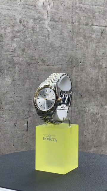 Invicta Specialty 29378 Rel&oacute;gio Masculino - Movimento de Quartzo - A&ccedil;o Inoxid&aacute;vel com Mostrador Prateado - 43 mm