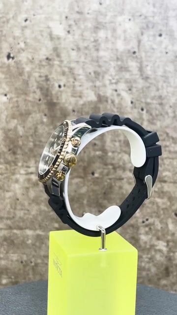 Invicta Pro Diver 46120 – Orologio Uomo Al Quarzo, Cassa 45mm, Cinturino In Silicone Nero, Quadrante Analogico