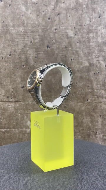 Invicta Speedway 47338 Reloj de Mujer - Movimiento de Cuarzo - Acero Inoxidable con Esfera Negra - 34 mm