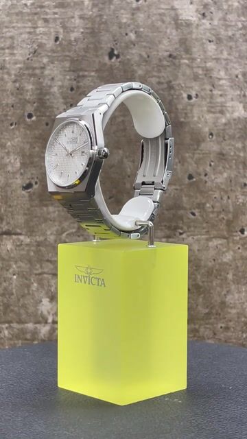 Invicta Speedway 48393 Reloj de Hombre - Movimiento de Cuarzo - Acero Inoxidable con Esfera Plateada - 40 mm