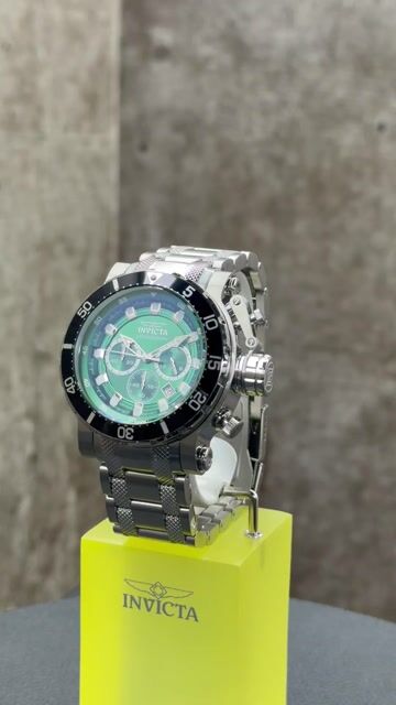 Invicta Racing 47549 Orologio Da Uomo | 44mm, Cassa In Acciaio, Quadrante Verde | Movimento Quarzo, Impermeabile 5 ATM | Collezione Racing