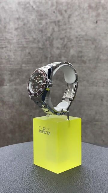Invicta Pro Diver 35689 Men's Watch - Automatic Movement - Stainless Steel with Brown Dial - 40 mm