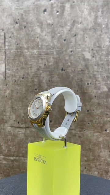 Invicta Angel 17483 Reloj para Mujer - Movimiento de Cuarzo - Acero Inoxidable con Esfera Azul - 38 mm