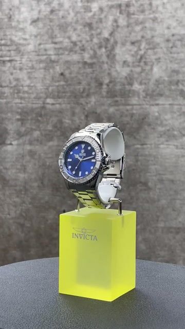 Montres Prestige Diver MPW-0268 Herrenuhr - Quarzwerk - Metall mit blauem Zifferblatt - 43 mm