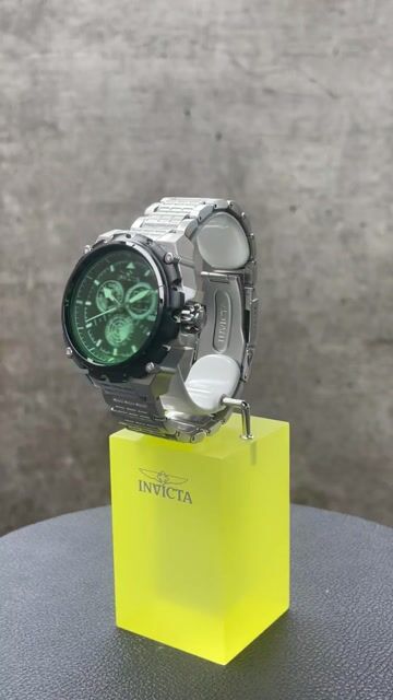 Invicta Coalition Forces 49199 Rel&oacute;gio Masculino - Movimento de Quartzo - A&ccedil;o Inoxid&aacute;vel com Mostrador Preto - 50 mm