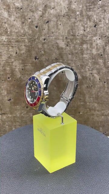 Invicta Pro Diver 34043 Rel&oacute;gio Masculino - Movimento Autom&aacute;tico - A&ccedil;o Inoxid&aacute;vel com Mostrador Preto - 47 mm