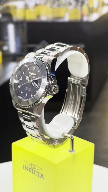 Invicta Pro Diver 34023 Herenhorloge - Quartz Uurwerk - Roestvrij Staal met Blauwe Wijzerplaat - 40 mm