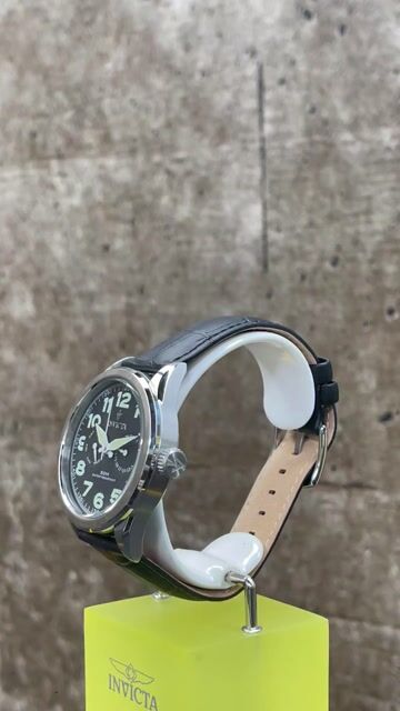 Invicta Vintage 11741 Rel&oacute;gio Masculino - Movimento Quartzo - A&ccedil;o Inoxid&aacute;vel com Mostrador Preto - 45 mm