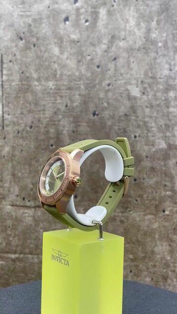 Invicta Specialty 35685 Zegarek Męski - Mechanizm Kwarcowy - Stal Nierdzewna z Zieloną Tarcza - 45 mm