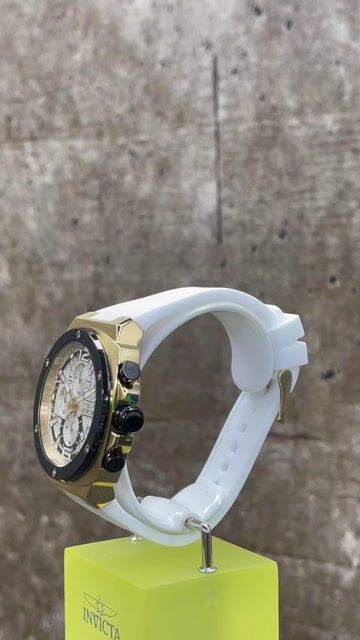 Invicta Racing 48167 Men's Watch - Quartz Movement - Stainless Steel with Silver Dial - 47 mm
