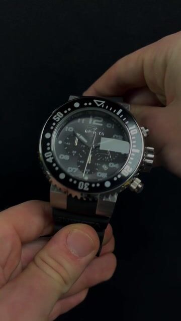 Invicta Pro Diver 26732 Rel&oacute;gio Masculino - Movimento de Quartzo - A&ccedil;o Inoxid&aacute;vel com Mostrador Preto - 52 mm