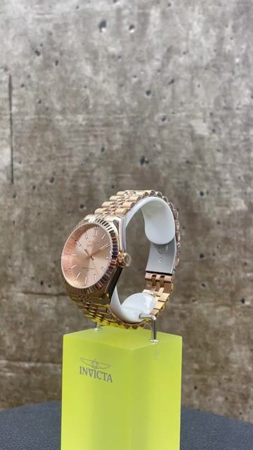 Invicta Specialty 47493 Men's Watch - Quartz Movement - Stainless Steel with Rose Gold Dial - 43 mm