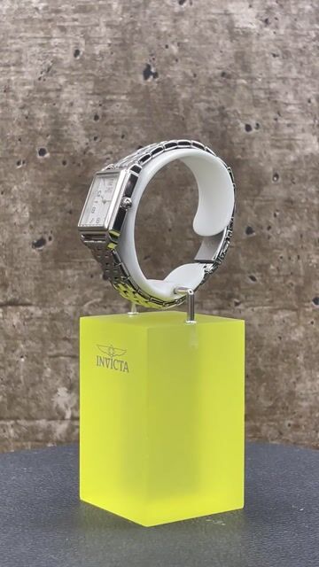 Invicta Vintage 46662 Rel&oacute;gio Masculino - Movimento de Quartzo - A&ccedil;o Inoxid&aacute;vel com Mostrador Prateado - 24 mm